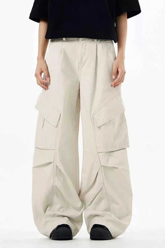 Men's Loose Fit Multi-Pocket Cargo Pants