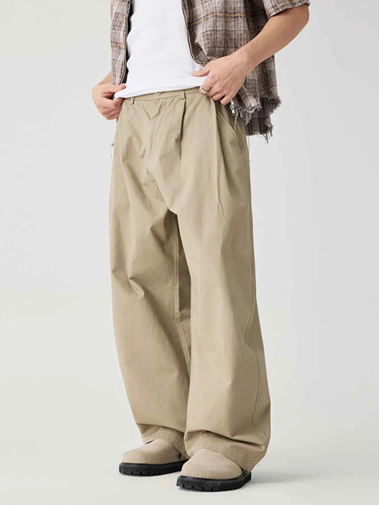 Men's Wide Leg Casual Pants